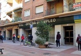 Oficina de empleo de Logroño.