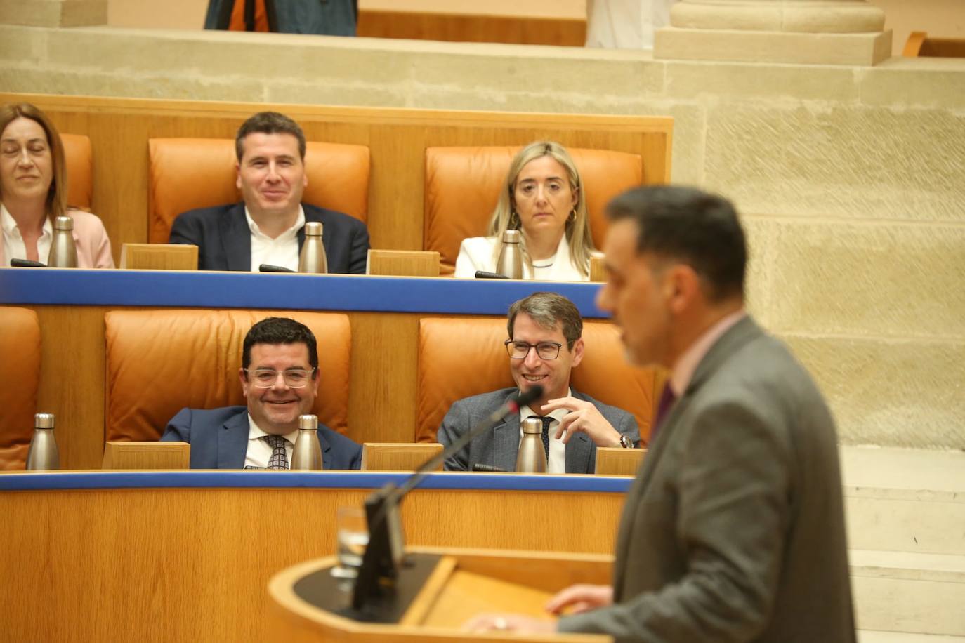 Las imágenes del pleno del Parlamento