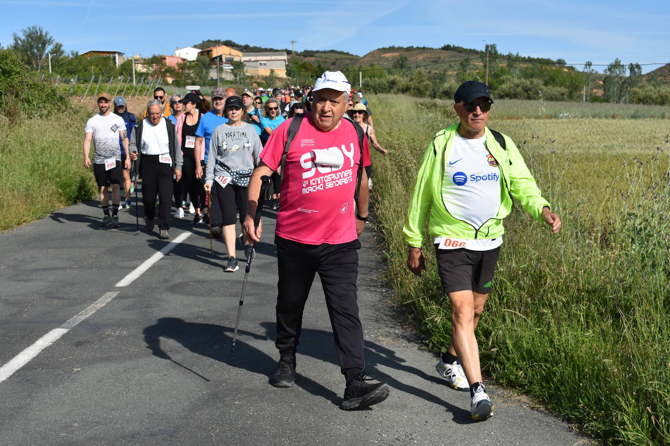 La marcha de los pueblos de Ocón, en imágenes