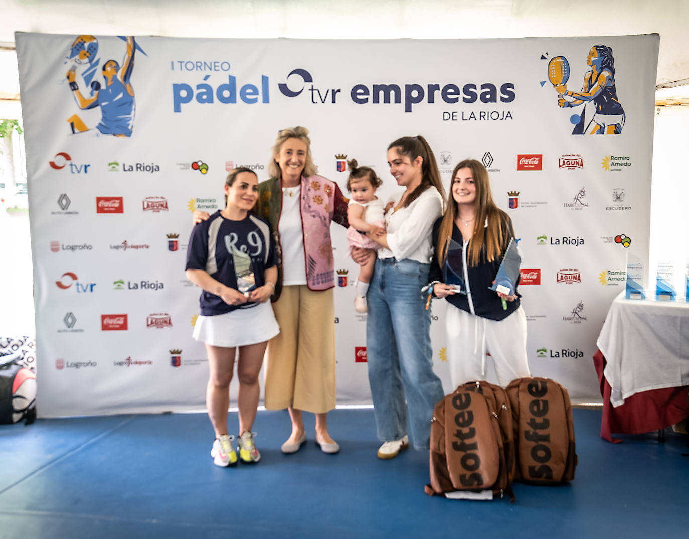 Entrega de premios del Torneo Empresas de La Rioja