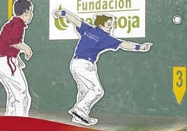 Cartel anunciador de las finales.