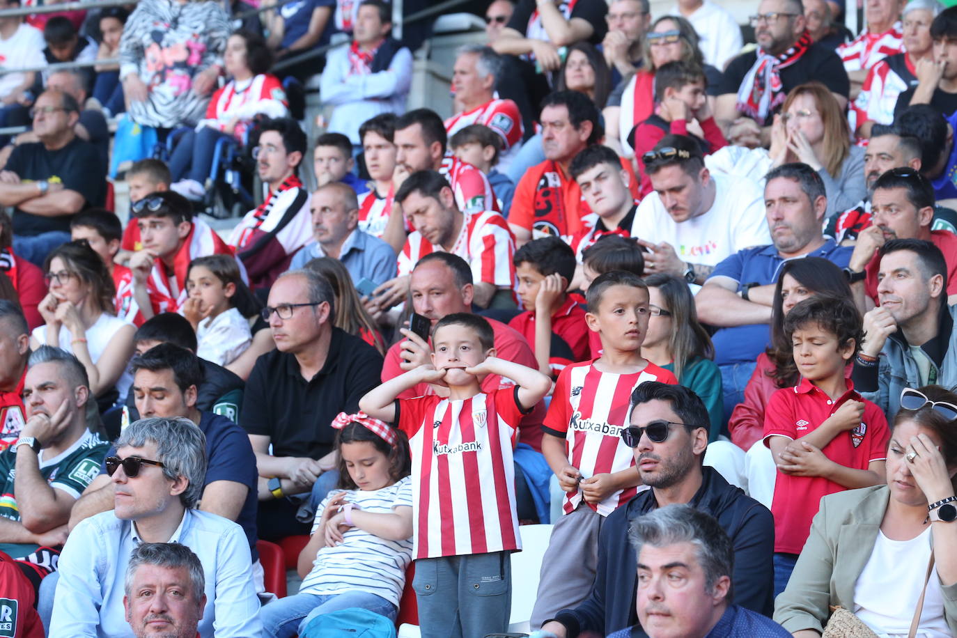 Las imágenes de los aficionados en Las Gaunas
