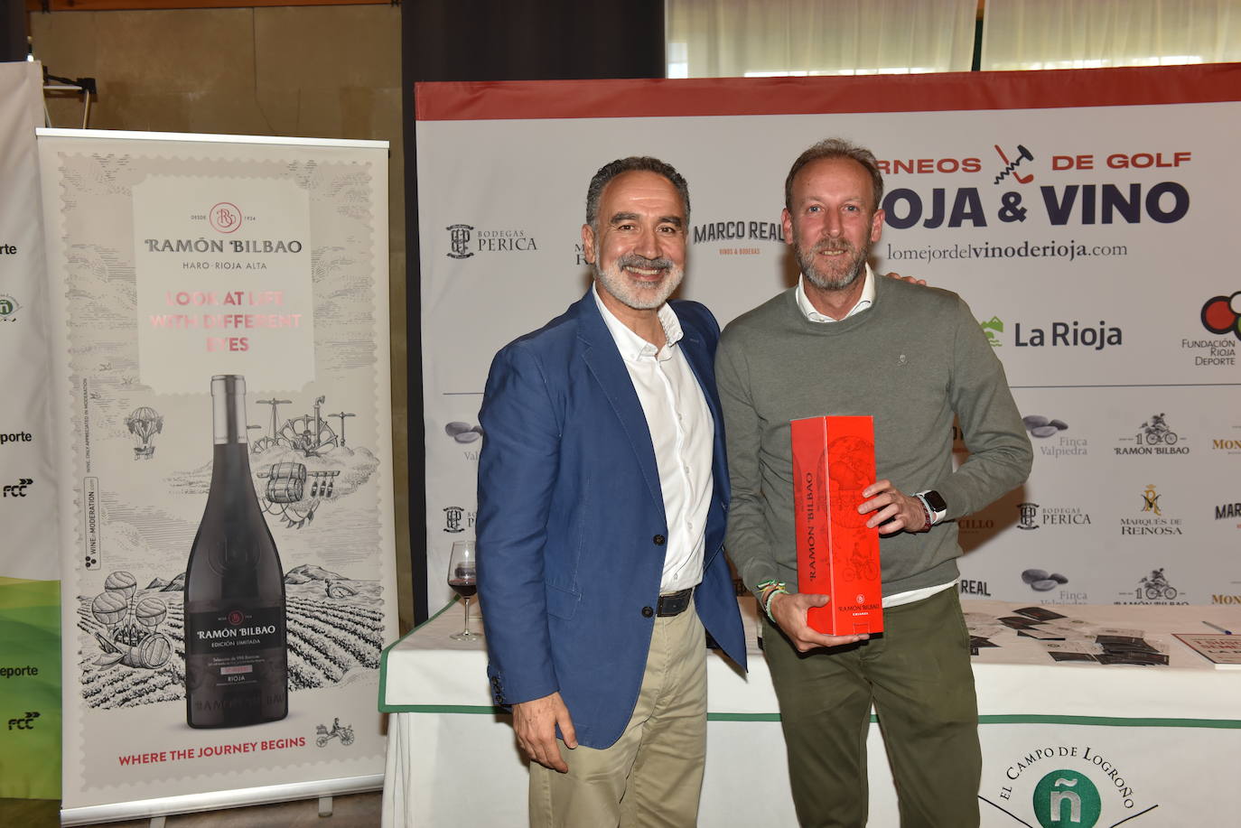 Entrega de premios y cata de los vinos de Ramón Bilbao