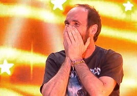 Eduardo Sáenz de Cabezón celebra el triunfo en 'El Cazador Stars'.