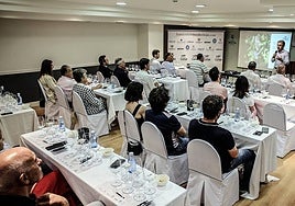 Marqués de Cáceres, en el club de catas