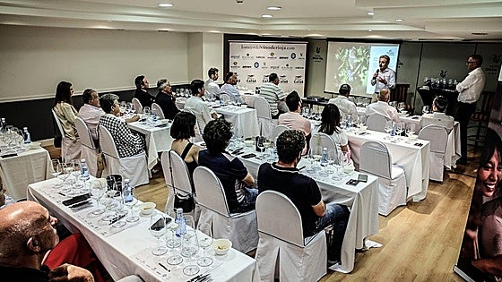 Marqués de Cáceres, en el club de catas