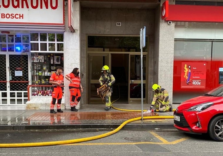 El suceso ha ocurrido en el número 56 de Avenida de la Paz.