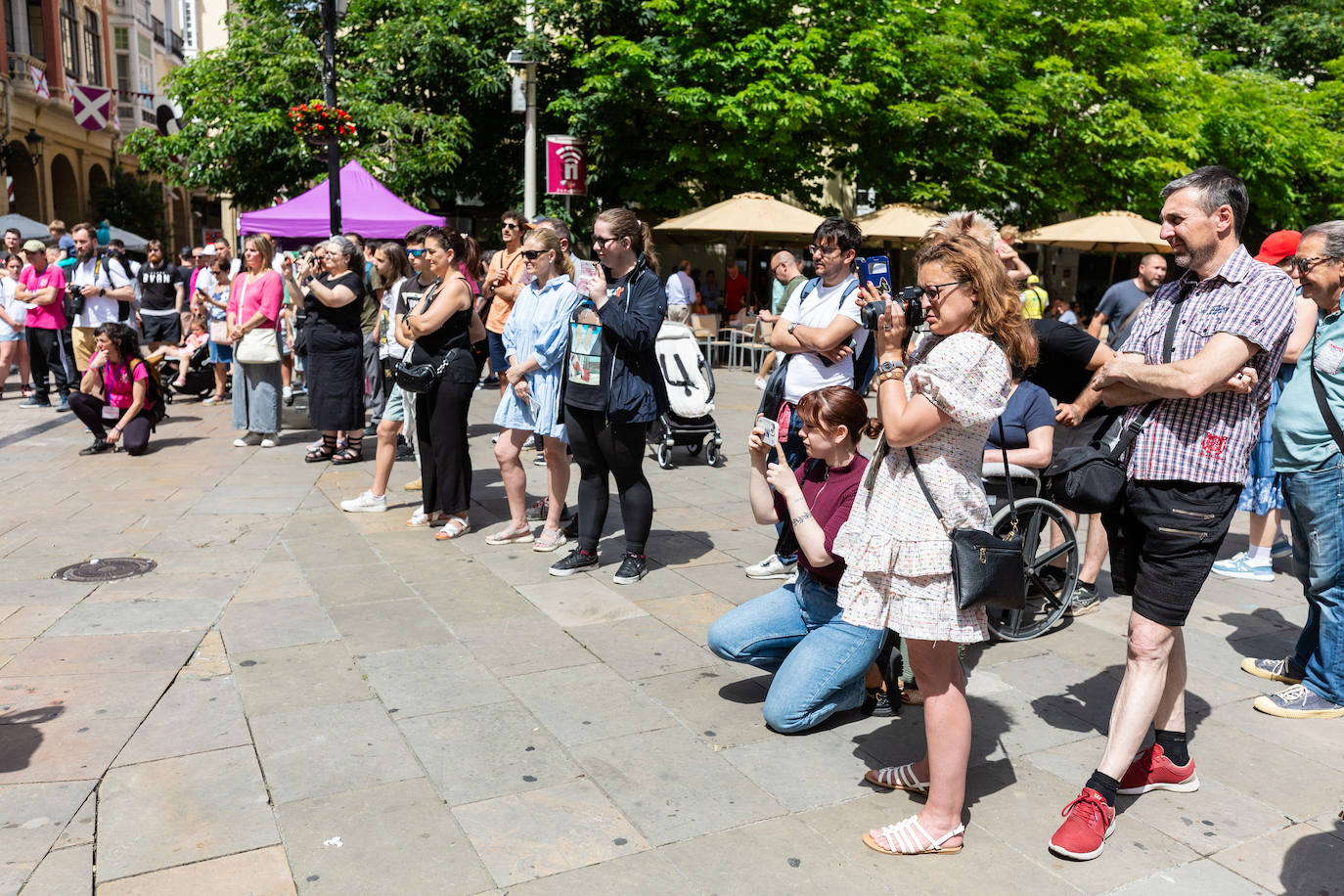 Desfile de Carlos V por las calles de Logroño