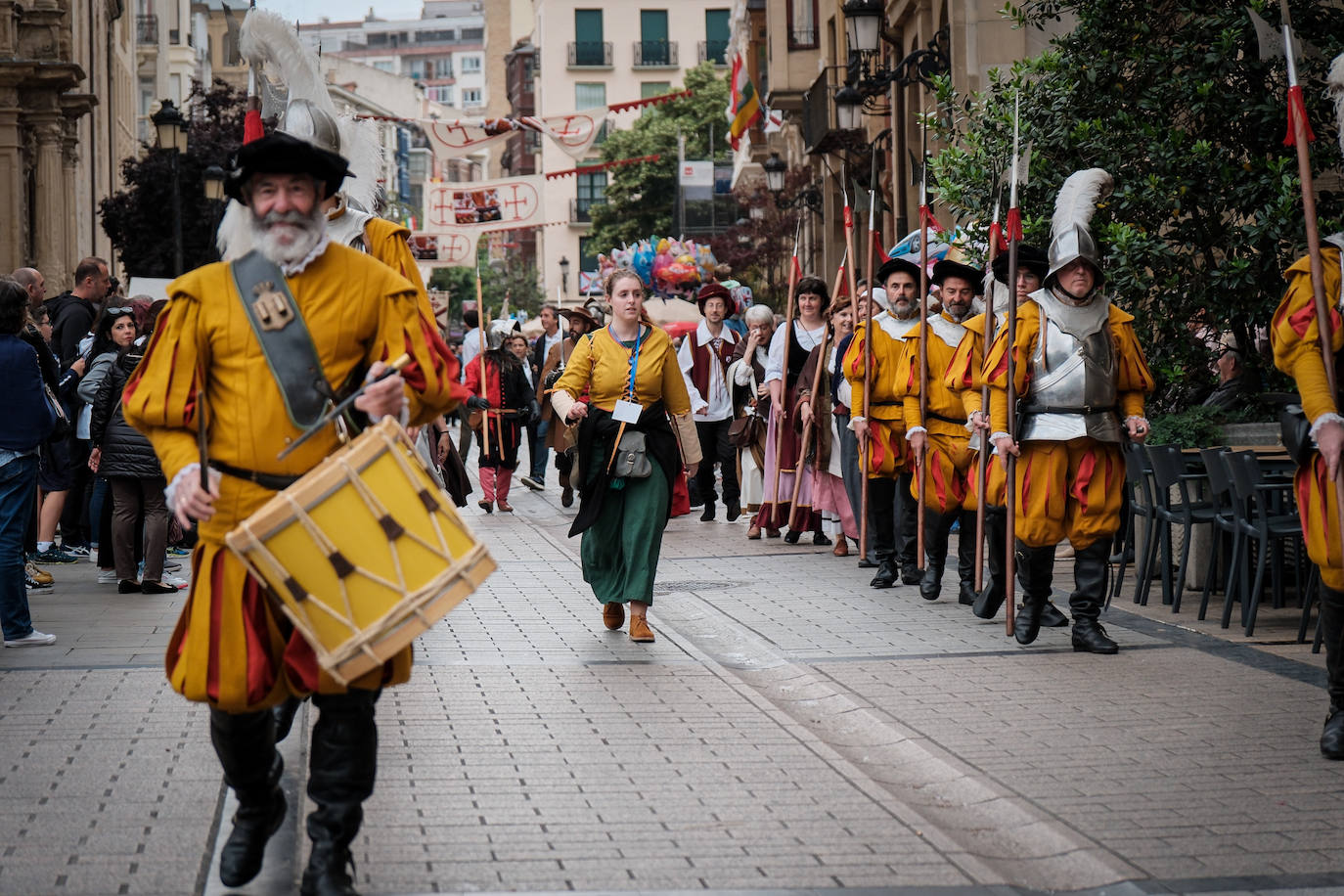 Recreación del Asedio a Logroño, en imágenes