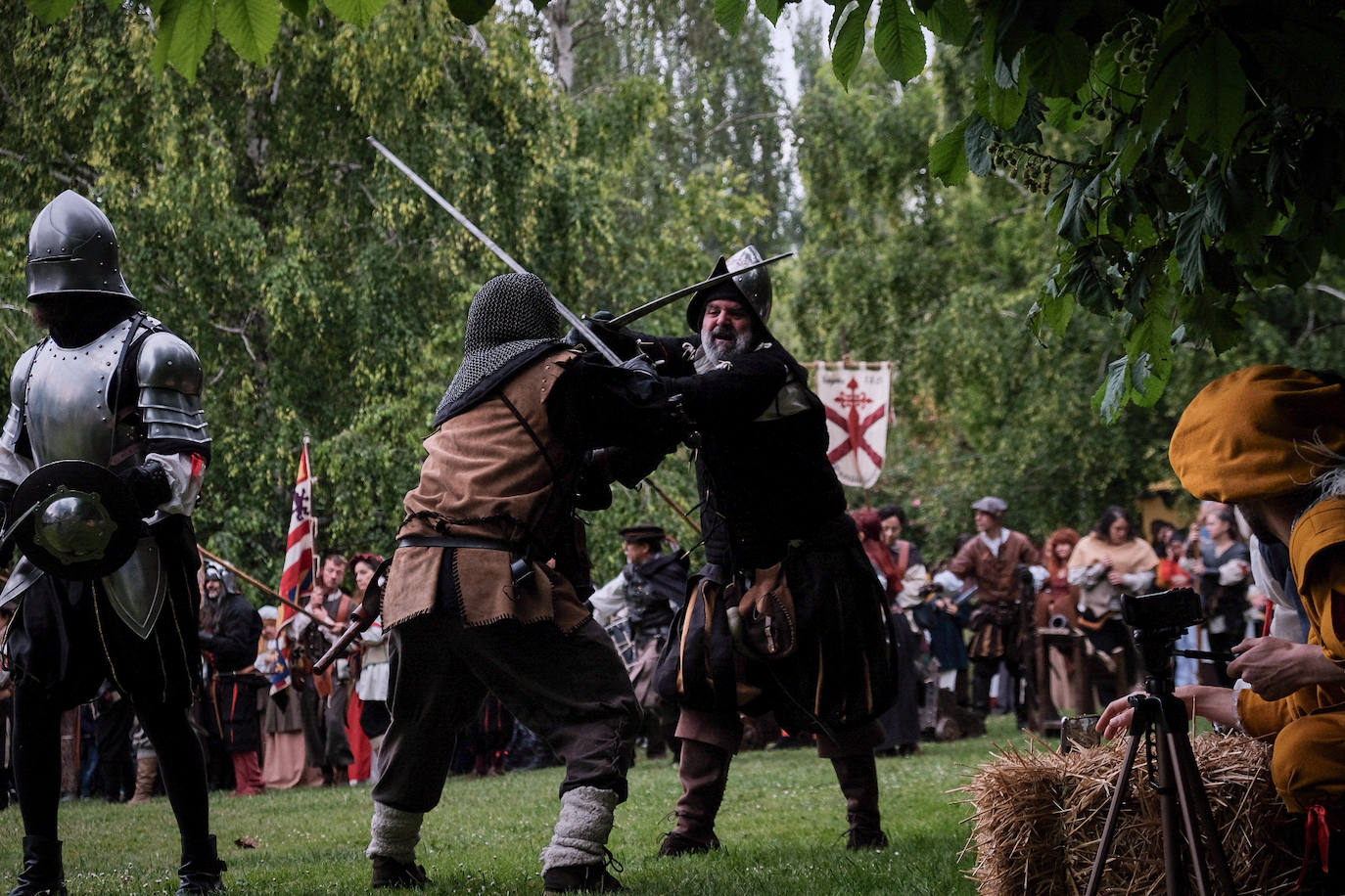 Recreación del Asedio a Logroño, en imágenes