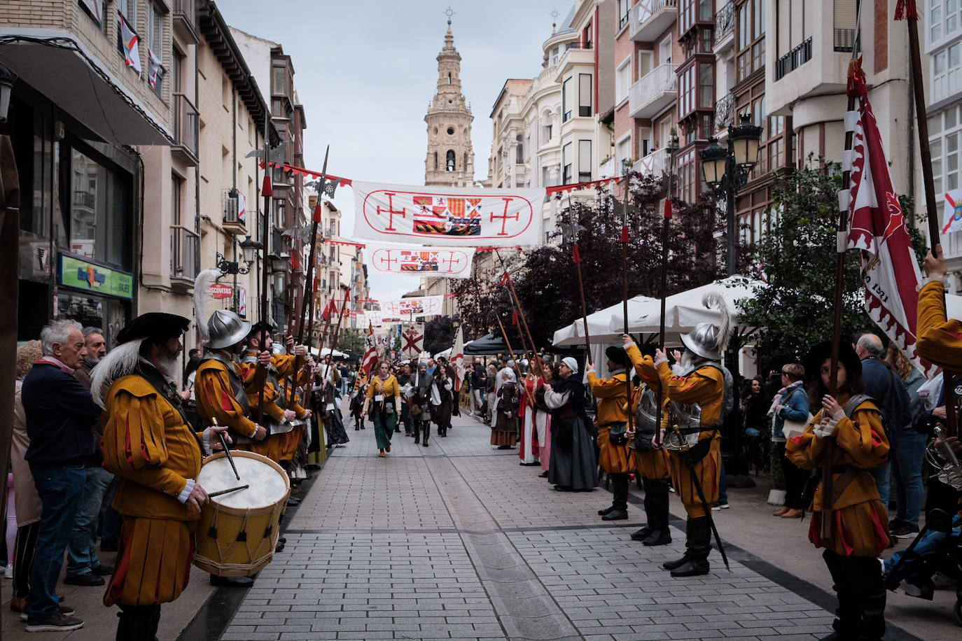 Recreación del Asedio a Logroño, en imágenes