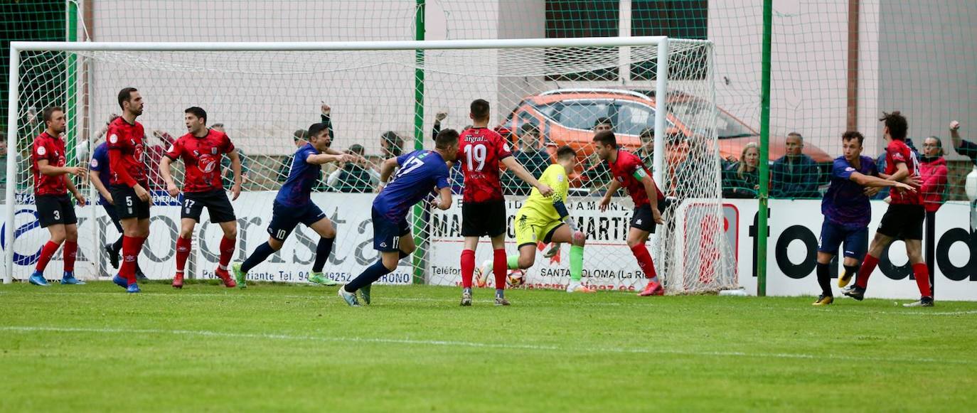 La celebración del Anguiano tras su pase a la fase nacional