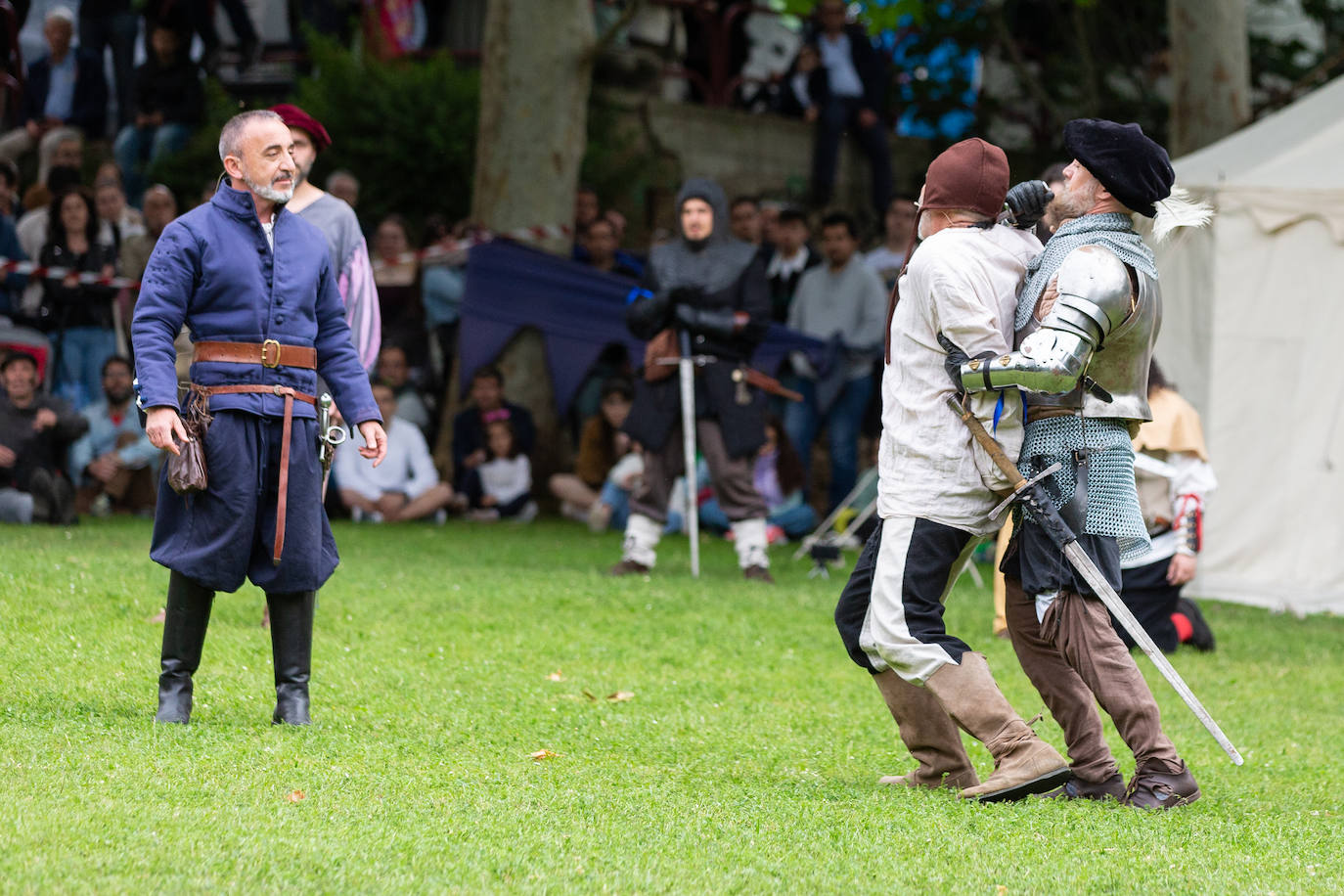 Recreación del asedio a Logroño por los franceses