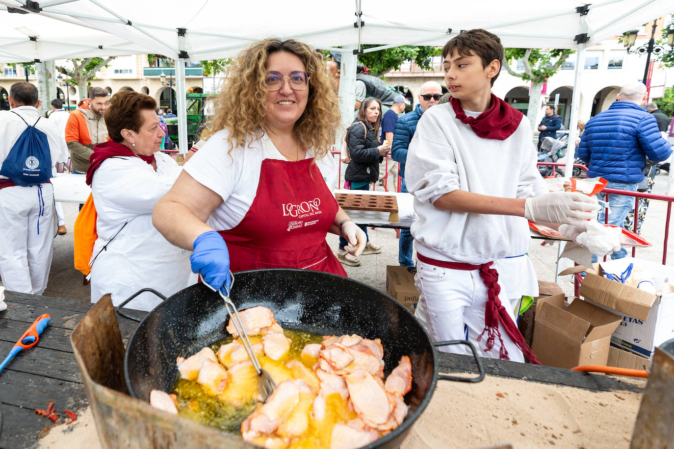 Búscate en las degustaciones de las peñas de Logroño