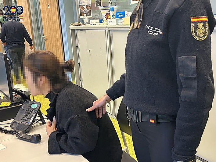 La presunta responsable de los hechos.