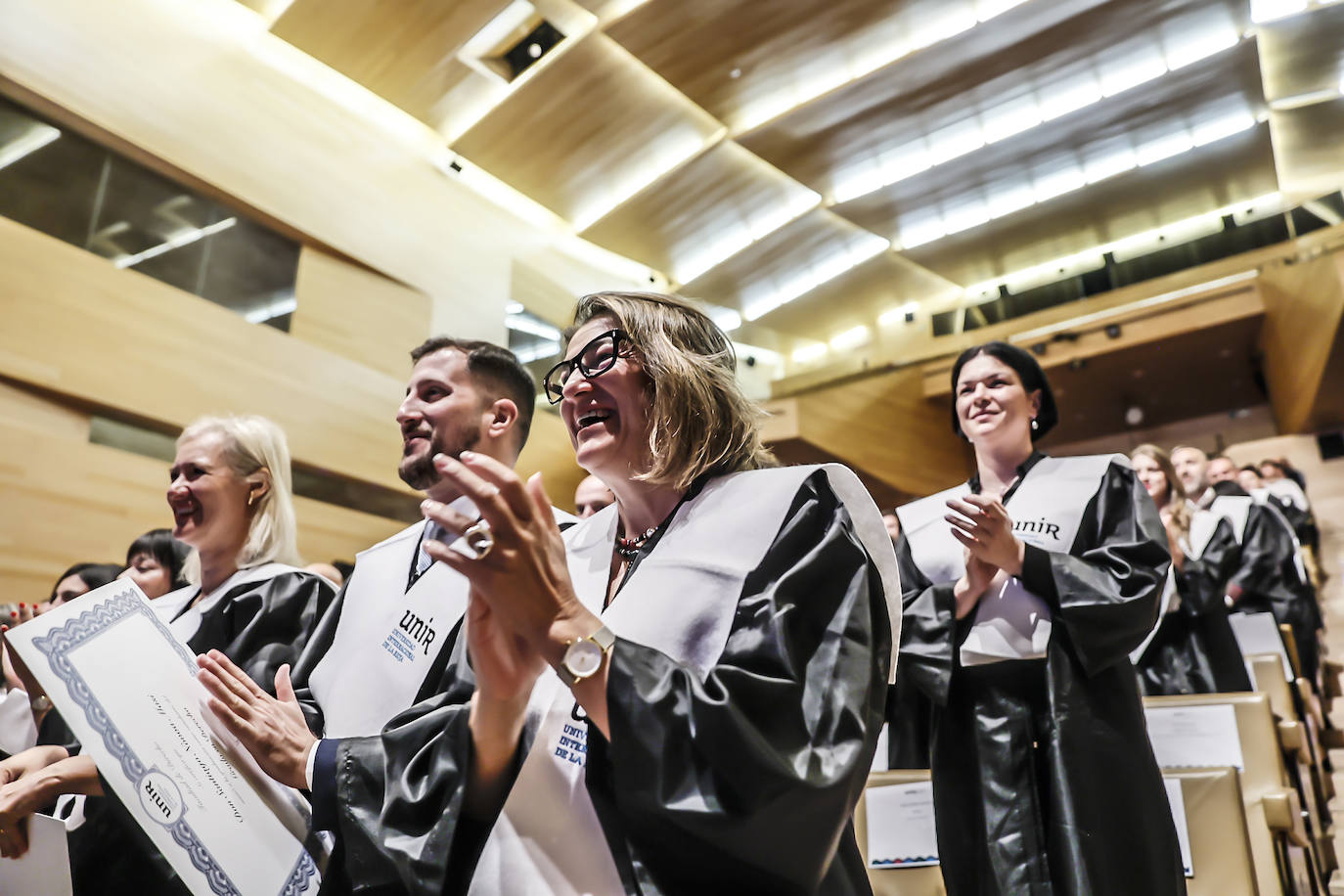 Graduación de los alumnos de Derecho y Empresa y Comunicación de UNIR