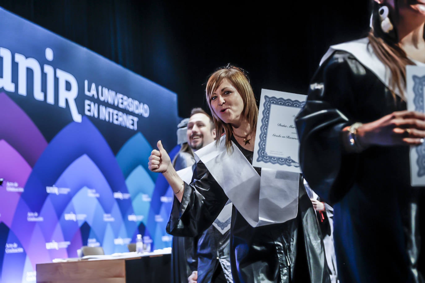 Graduación de los alumnos de Derecho y Empresa y Comunicación de UNIR