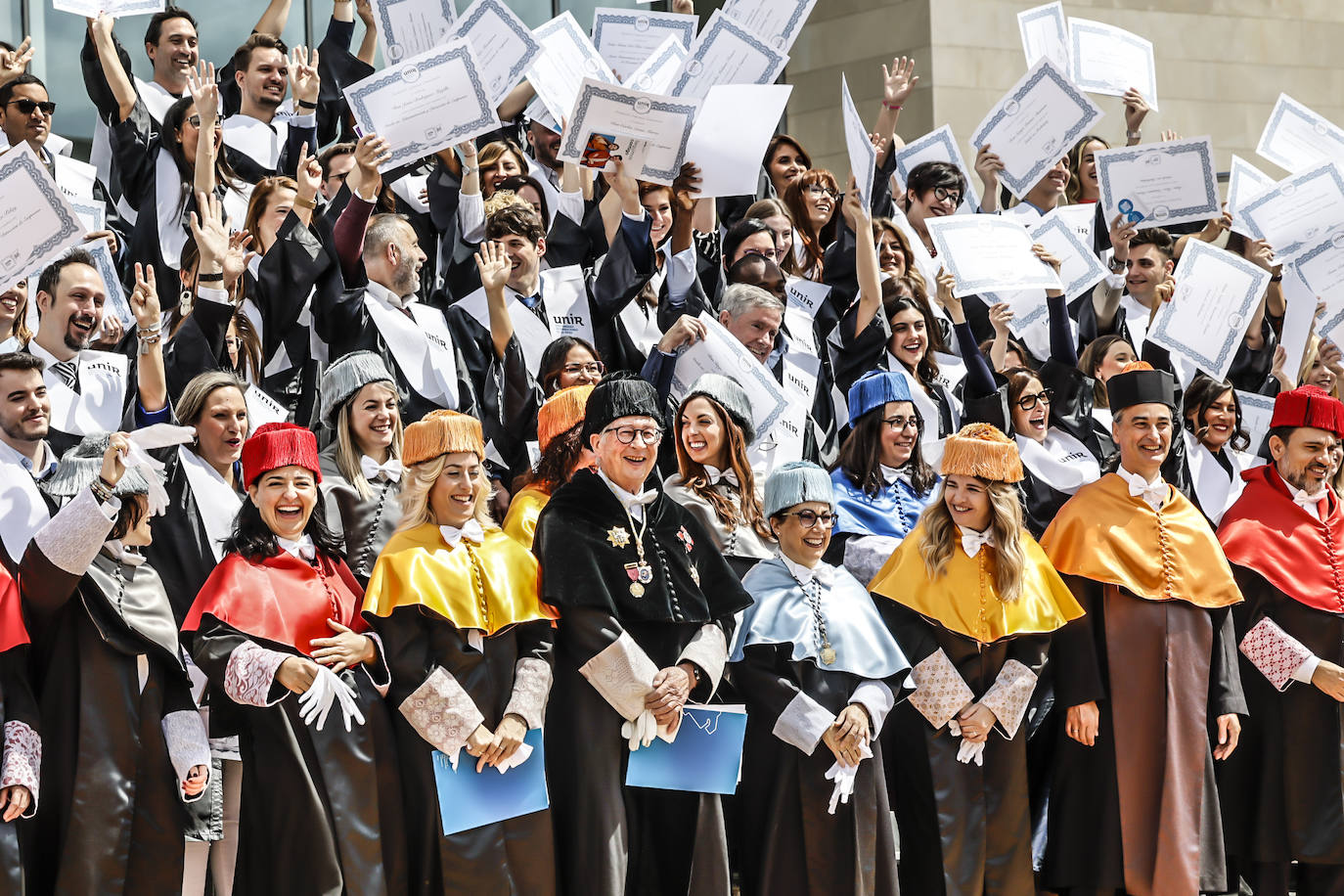 Graduación de los alumnos de Derecho y Empresa y Comunicación de UNIR