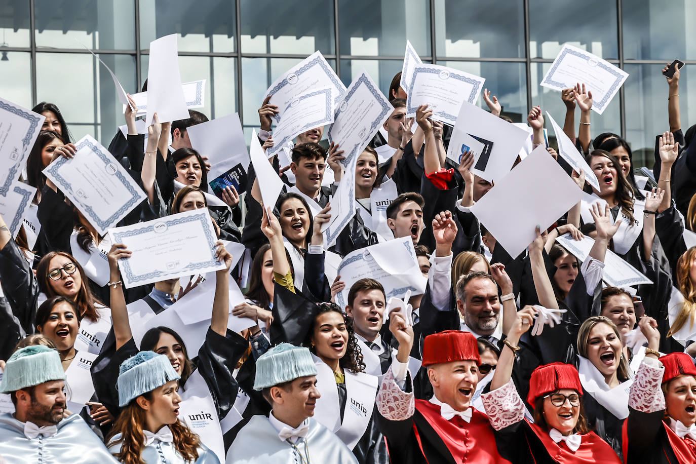 Graduación de los alumnos de Derecho y Empresa y Comunicación de UNIR