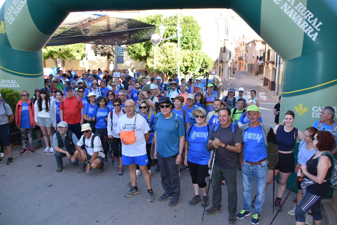 Las imágenes de la X edición de la marcha Villa de Tudelilla