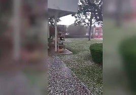 La DANA deja fuertes tormentas y daños localizados en cultivos del valle del Iregua