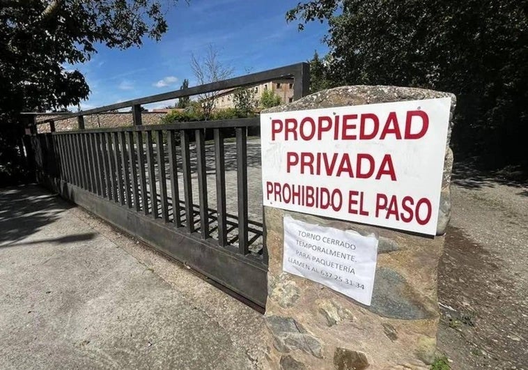 Entrada al convento de Belorado.