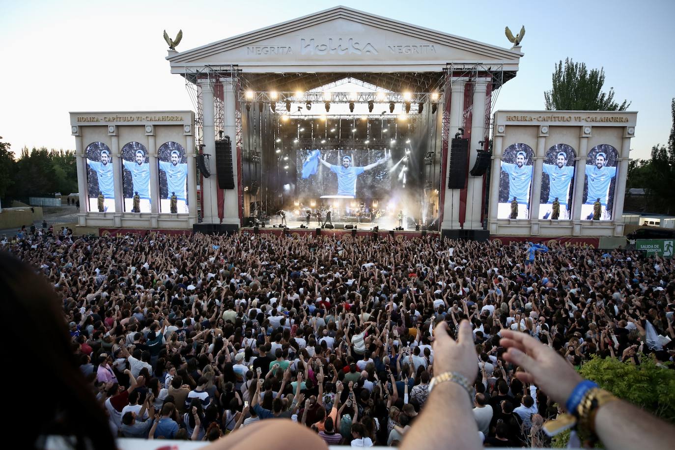 Las imagénes del concierto de Melendi