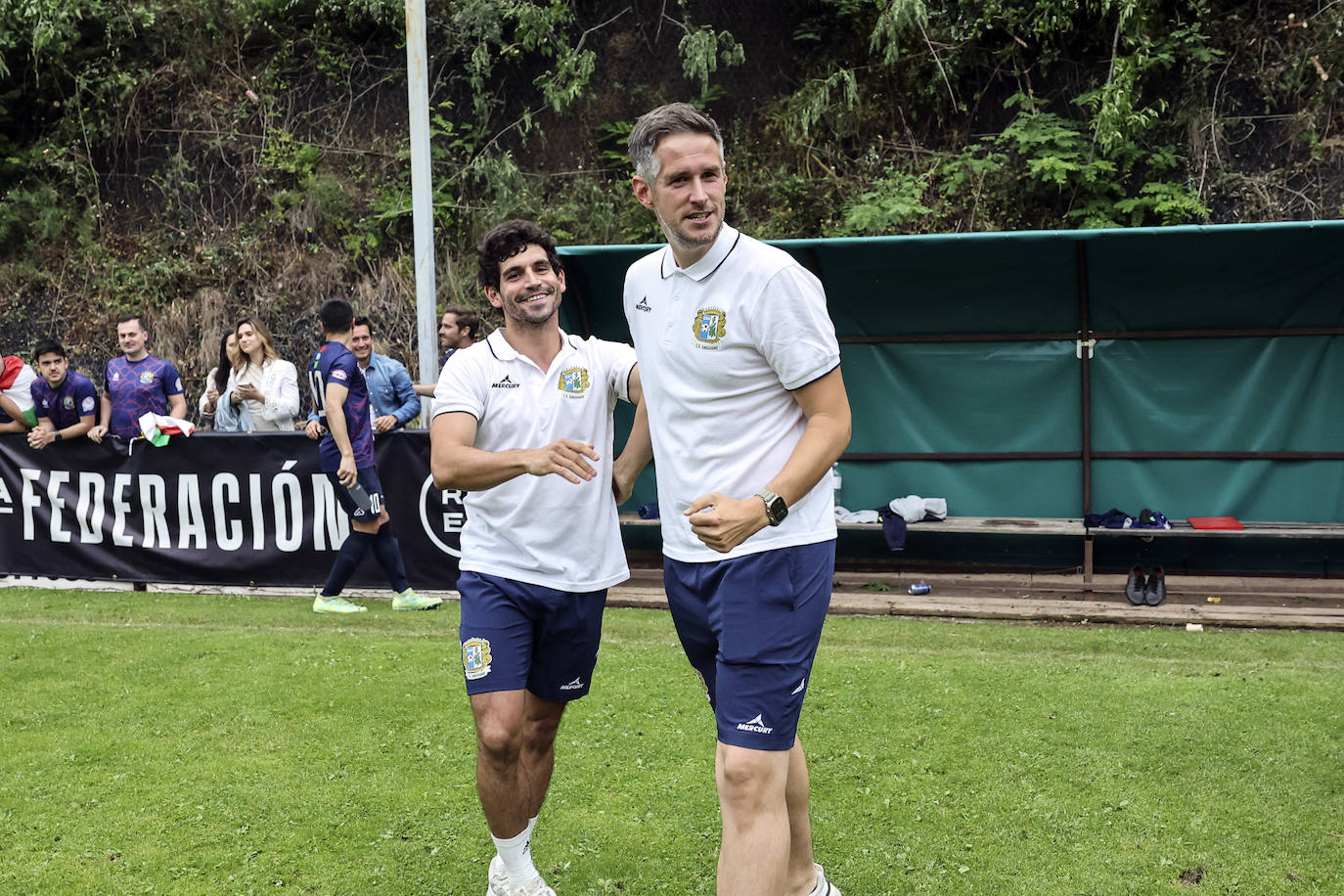 Anguiano celebra el ascenso de su equipo a Segunda Federación