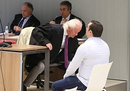 El acusado, durante la cuarta y última de las sesiones del juicio, celebrada este lunes.
