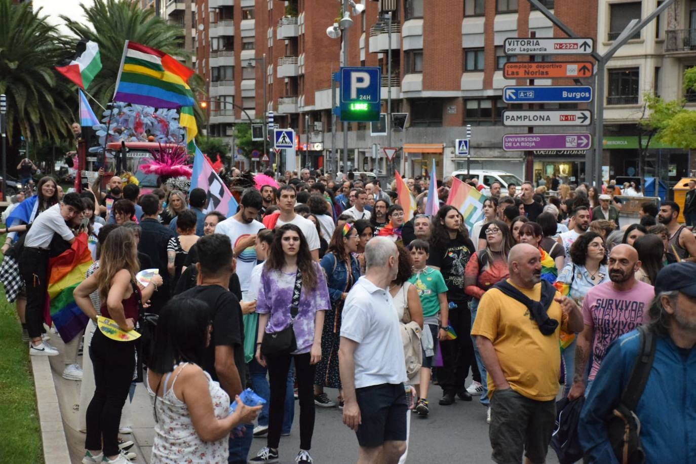 La imágenes del orgullo LGTBIQ+ en Logroño