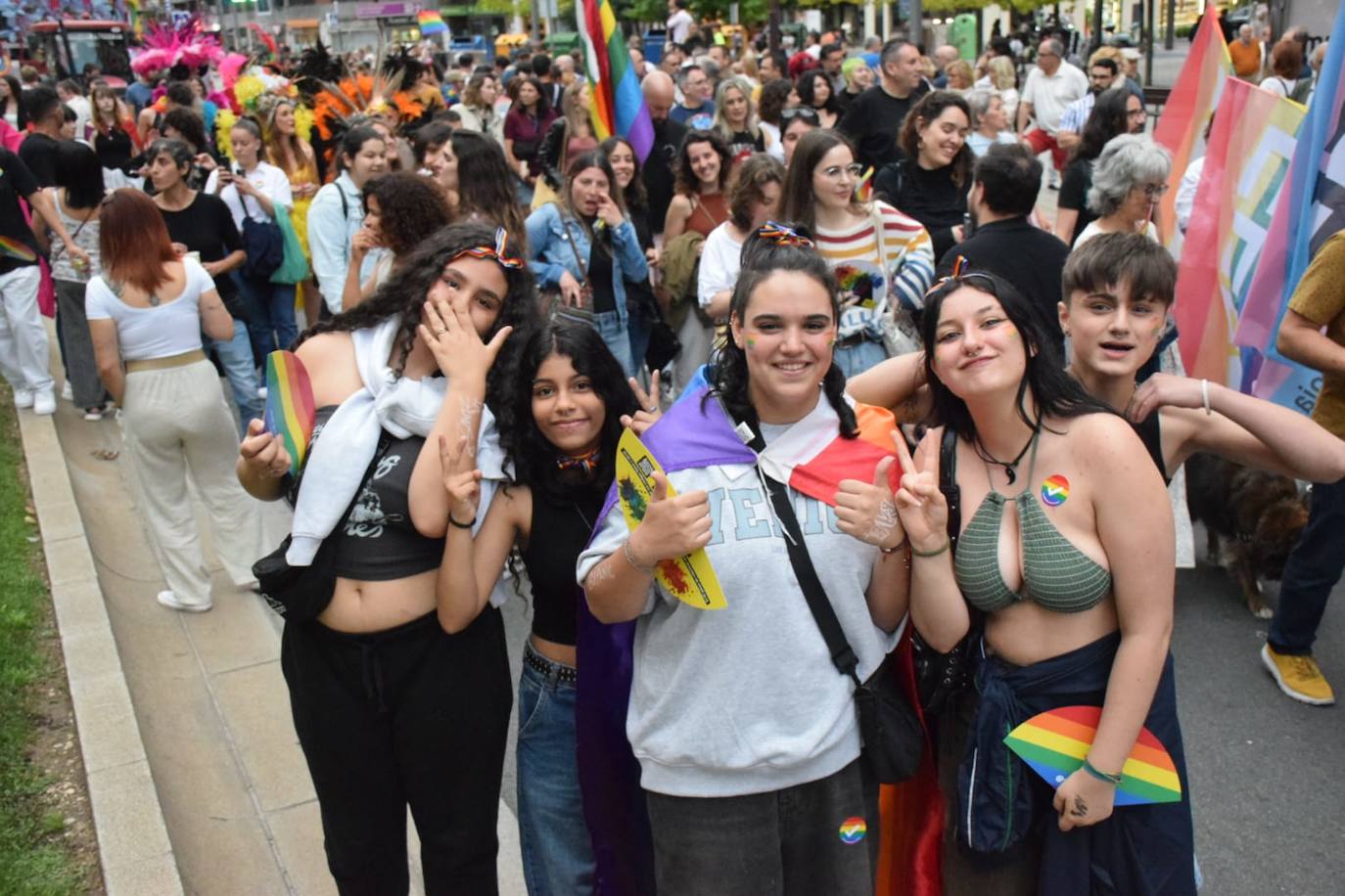 La imágenes del orgullo LGTBIQ+ en Logroño