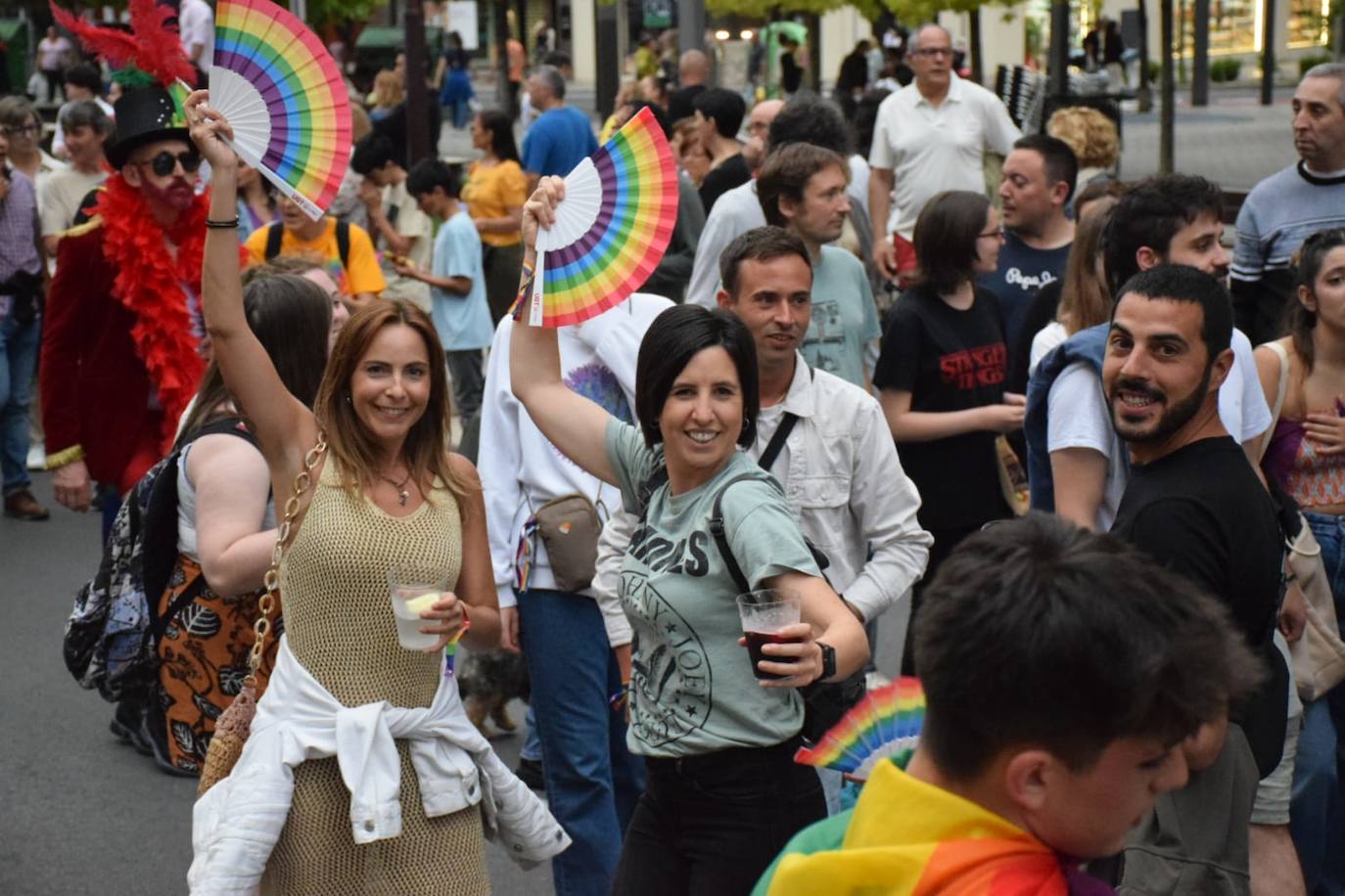 La imágenes del orgullo LGTBIQ+ en Logroño