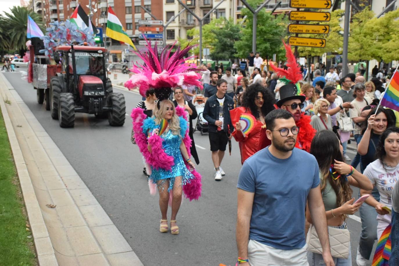 La imágenes del orgullo LGTBIQ+ en Logroño