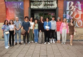 Participantes y organizadores del Barullo Fest 2024, en la presentación del programa.