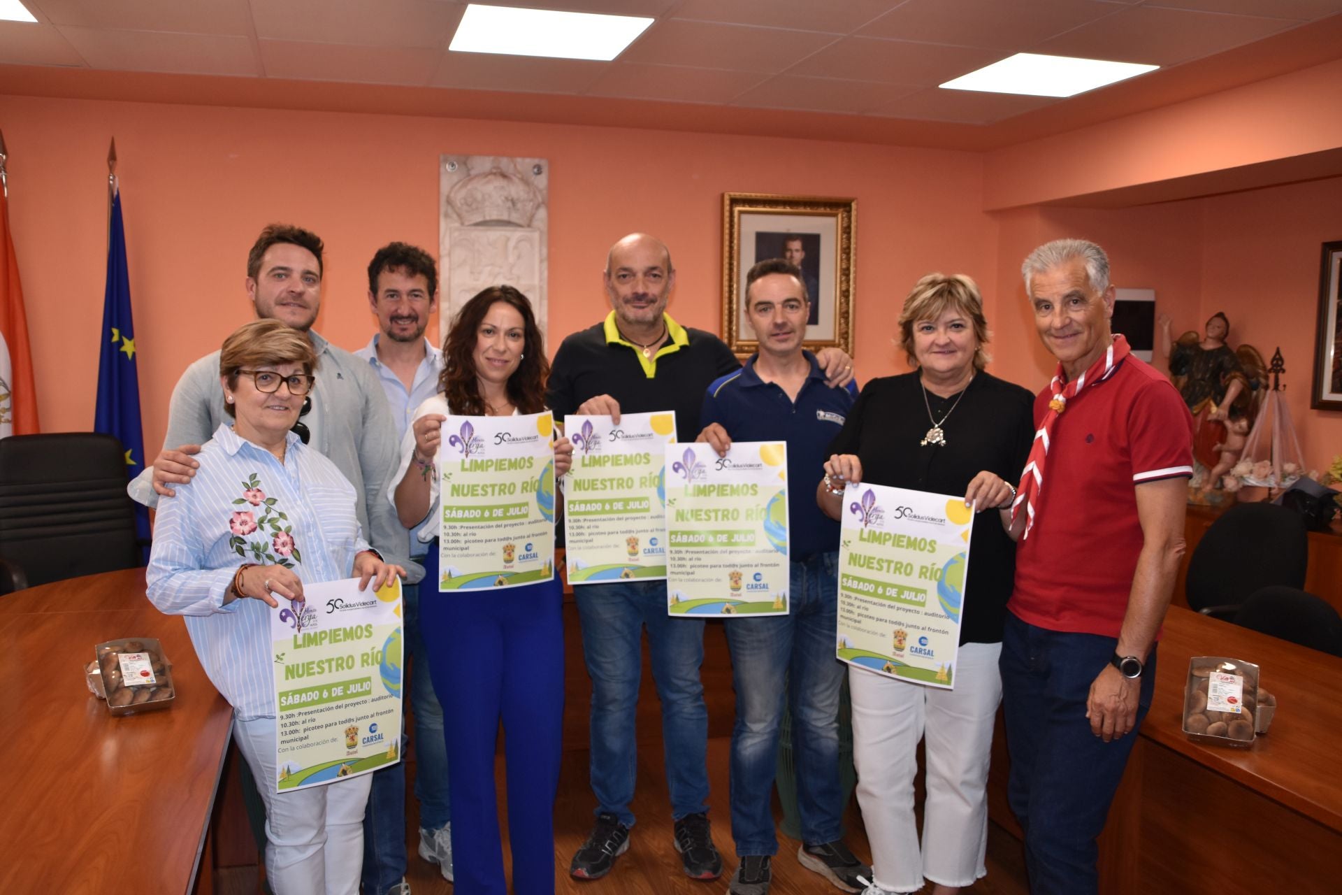 Presentación de la iniciativa de limpieza del Cidacos.