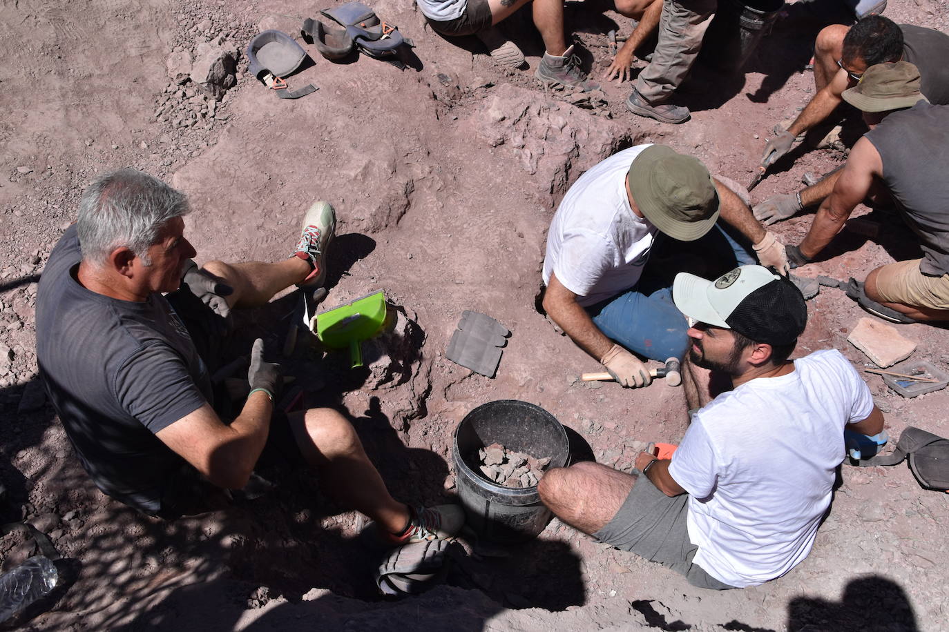 Las imágenes de la excavación del yacimiento de Igea