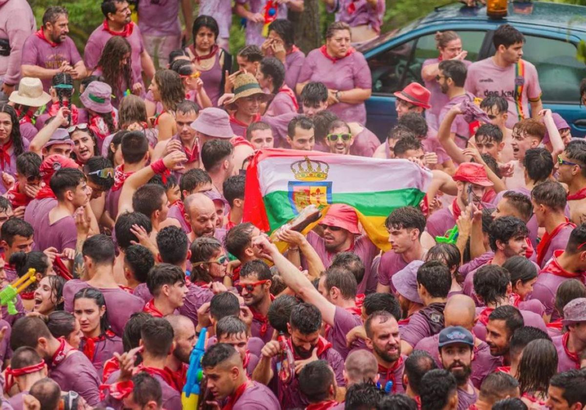 Imagen de la Batalla del Vino.