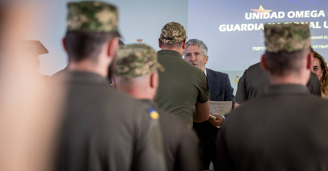 Las fuerzas del GAR entrenan con el grupo Omega, la unidad antiterrorista de la Guardia Nacional de Ucrania