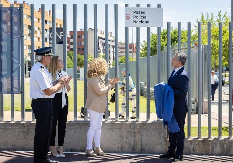 Logroño inaugura el Paseo de la Policía Nacional
