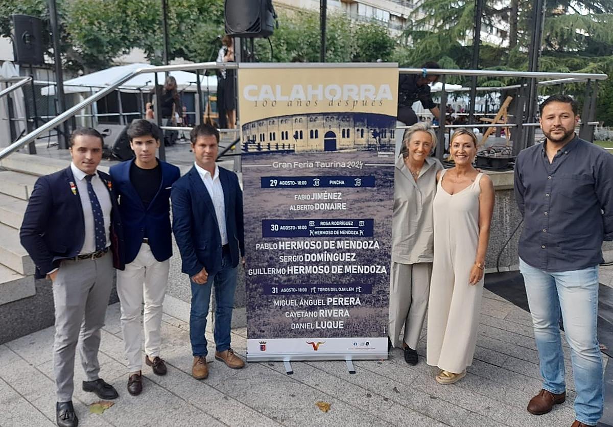 Miguel García, Alberto Donaire, Sergio Domínguez, Mónica Arceiz, Raquel Moral y Enrique Luján.