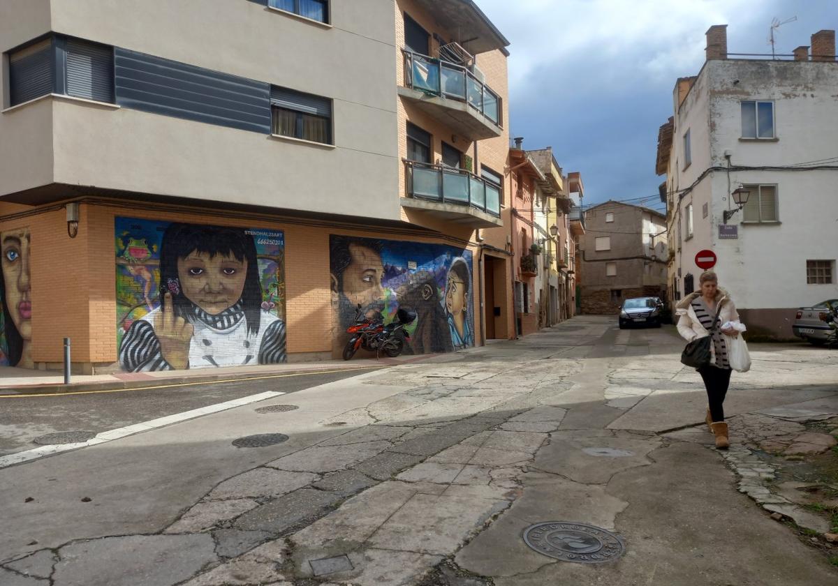 Foto de archivo del cruce de la calle Barbacana con Las Parras, Río Albercos y Partecortijo.