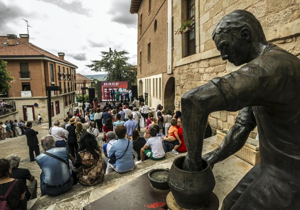 Inauguración de una edición anterior de la feria NACE en Navarrete.