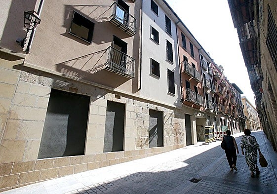 El nuevo negocio hotelero de la calle Mayor está ya en su última fase de construcción.