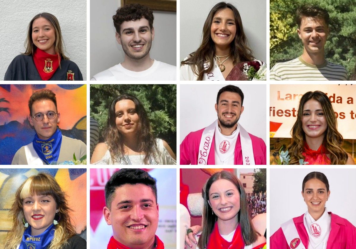 Los candidatos a reina y rey de las fiestas de Calahorra.