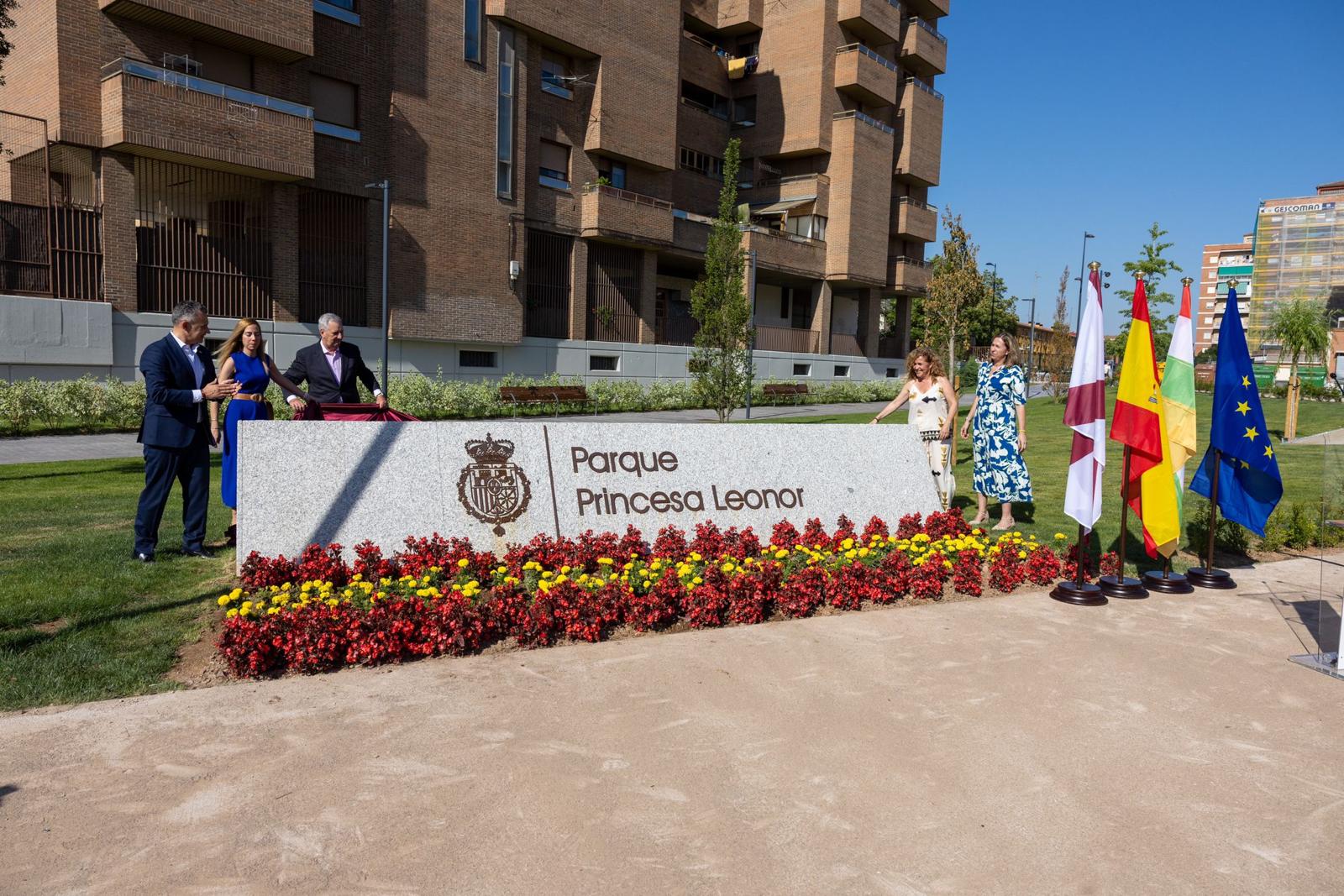 Inaugurado el parque Princesa Leonor en Logroño