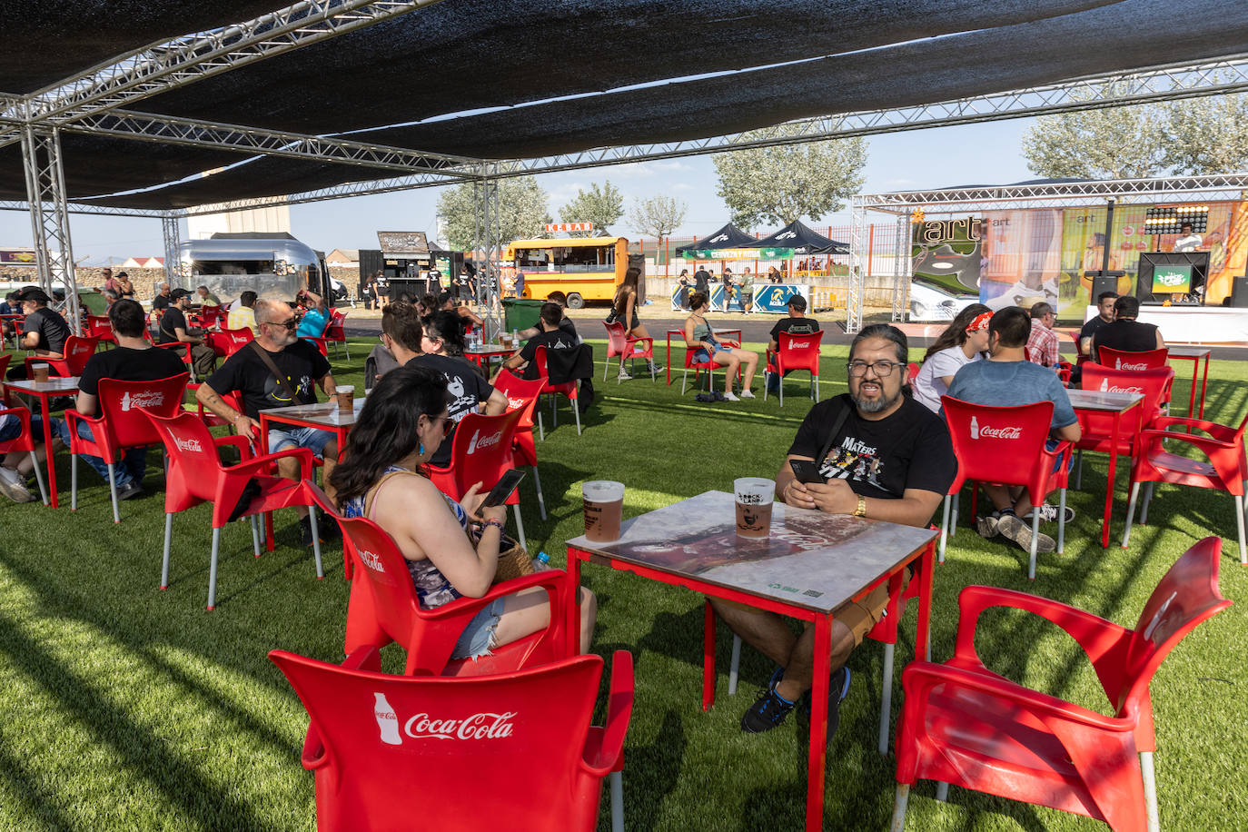 La zona de descanso para recargar pilas