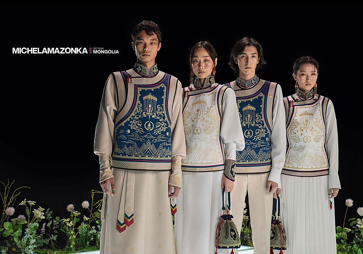 Mongolia triunfa con el uniforme que llevarán sus deportistas en los JJOO
