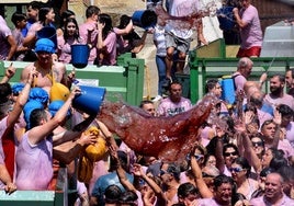 La Batalla del Clarete en una imagen de archivo de 2023.