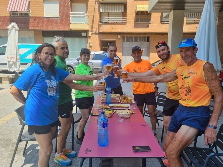 Fernando Magaldi, tras su llegada a Autol.