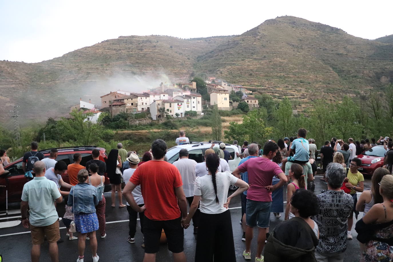 Fiesta del humo en Peroblasco